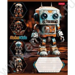 Тетрадь  18л линейка "Робо" 5видов | Фото 2