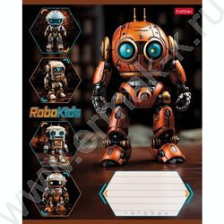 Тетрадь  18л линейка "Робо" 5видов | Фото 4