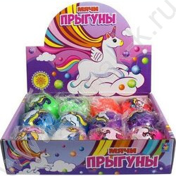 Игрушка Мяч-прыгун Единорог 5.5 см свет | Фото 2