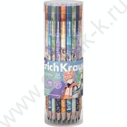 Карандаш ч/гр HB Manga /трехгранный /ассорти /туба | Фото 2