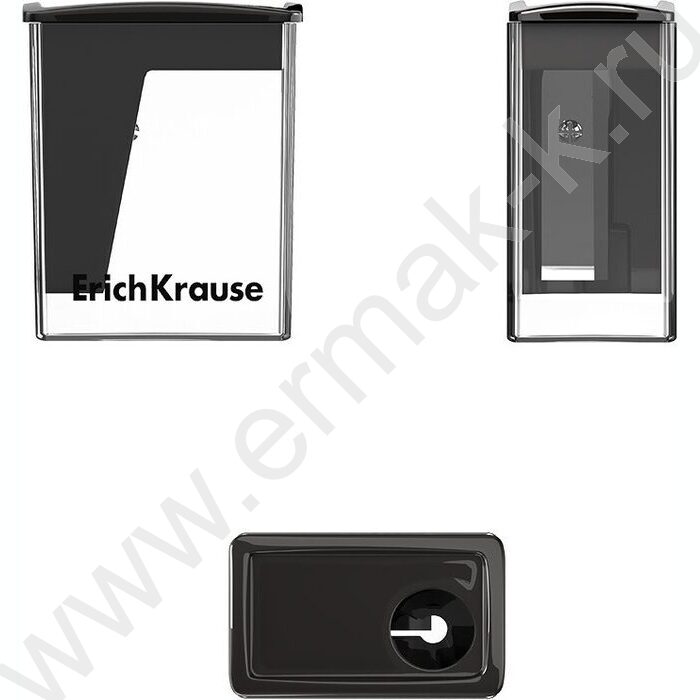 Точилка 1отв. пластик City Mini, Classic /с контейнером /ассорти | Фото 3