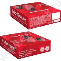 Точилка 1отв. пластик City Mini, Classic /с контейнером /ассорти | Фото 5