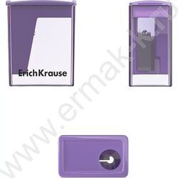 Точилка 1отв. пластик City Mini, Pastel /с контейнером /ассорти | Фото 3