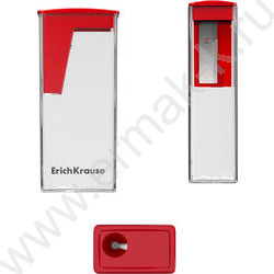 Точилка 1отв. пластик City, Classic /с контейнером /ассорти | Фото 3