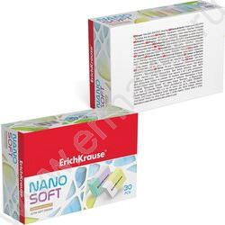 Ластик цветной прямоугольный "Nano Soft" /ассорти | Фото 5