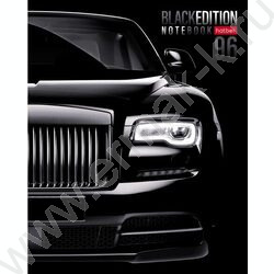 Тетрадь  96л клетка "Black Edition" /глянц. ламин. /5видов | Фото 1