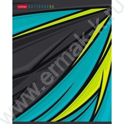 Тетрадь  96л линейка "Абстракция" /глянц. ламин./5видов | Фото 3