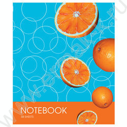 Тетрадь  48л клетка "Яркие акценты" (блок эконом) | Фото 3