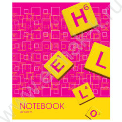 Тетрадь  48л клетка "Яркие акценты" (блок эконом) | Фото 5