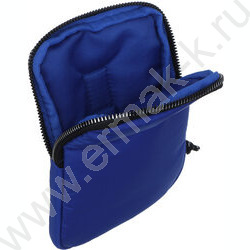 Сумка наплечная 18,5*13см болонь, 1отд., 1карм., шнурок на мет.кольце /синня | Фото 4