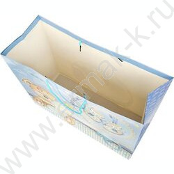 Пакет подарочный бумажный xxl 40*49*19см | Фото 4