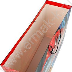 Пакет подарочный бумажный xxxl 45*60*20см | Фото 4