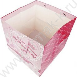 Пакет подарочный бумажный sq 30*30*30см | Фото 4