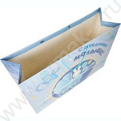 Пакет подарочный бумажный xxxl 45*60*20см | Фото 4