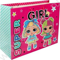 Пакет подарочный бумажный xxl 40*49*19см | Фото 3