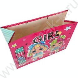 Пакет подарочный бумажный xxl 40*49*19см | Фото 4