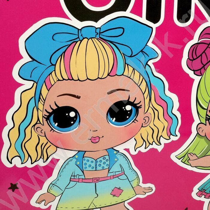 Пакет подарочный бумажный xxl 40*49*19см | Фото 5