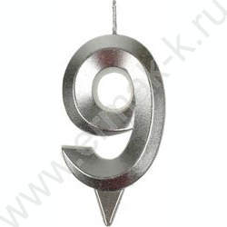 Свеча -цифра "9" Майнкрафт | Фото 1