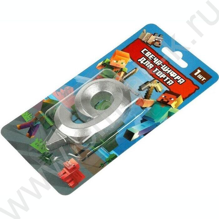 Свеча -цифра "9" Майнкрафт | Фото 4