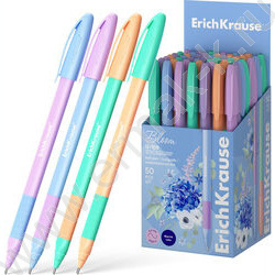 Ручка шар U-109 Stick&Grip Pastel Bloom 1,0мм, синяя /форма корпуса - треугольная /ассорти | Фото 1