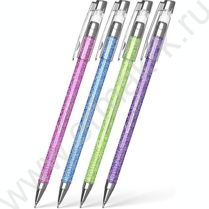 Ручка шар ULTRA-20 Stick Glitter 0.7мм, синяя | Фото 1