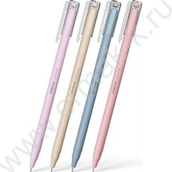 Ручка шар Slim Stick Tiramisu 0.7мм, синяя /корпус - ассорти | Фото 1