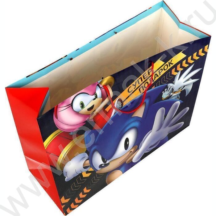 Пакет подарочный бумажный xxl 40*49*19см | Фото 4