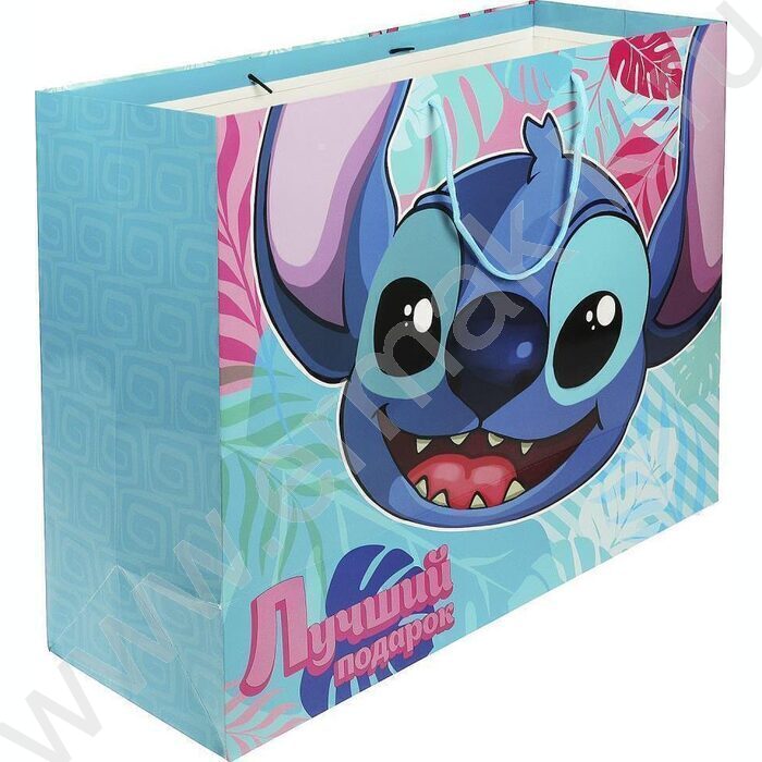 Пакет подарочный бумажный xxl 40*49*19см | Фото 3