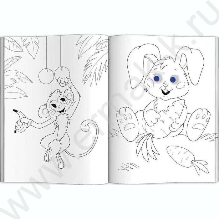 Раскраска-с глазками 200*260 Животные | Фото 2