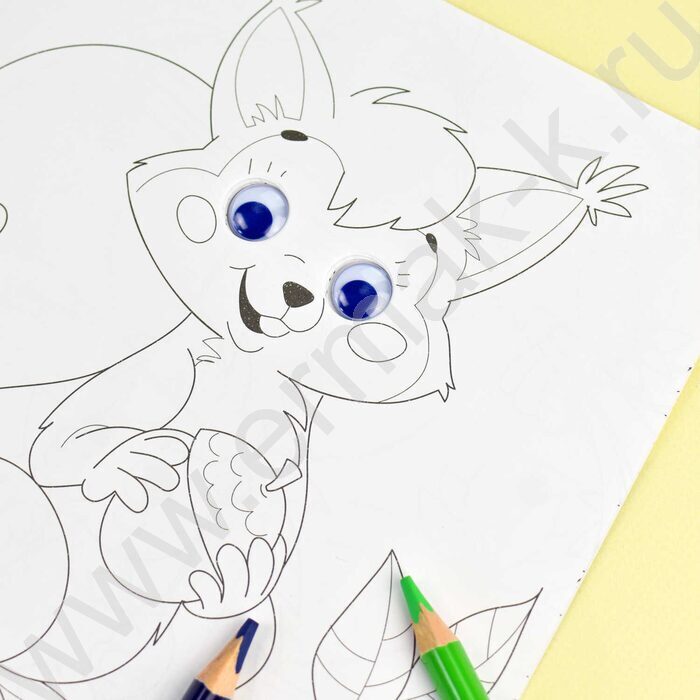 Раскраска-с глазками 200*260 Животные | Фото 4