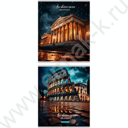 Тетрадь  48л клетка/спираль "Сила красоты" ассорти | Фото 1