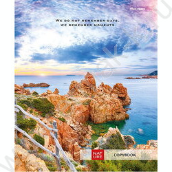 Тетрадь  80л клетка/спираль/двойная "Волнующие пейзажи-1" ассорти | Фото 3