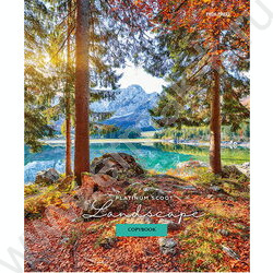 Тетрадь  80л клетка/спираль/двойная "Волнующие пейзажи-1" ассорти | Фото 4