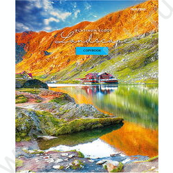 Тетрадь  80л клетка/спираль/двойная "Волнующие пейзажи-1" ассорти | Фото 5