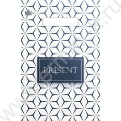 Пакет полиэтиленовый вырубной 30*20см/30 мкм Презент стиль | Фото 1