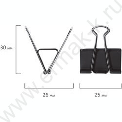 Зажим 25мм чёрный "EVERYDAY" | Фото 4