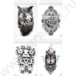 Наклейки Татуировка.14.8*21см | Фото 1