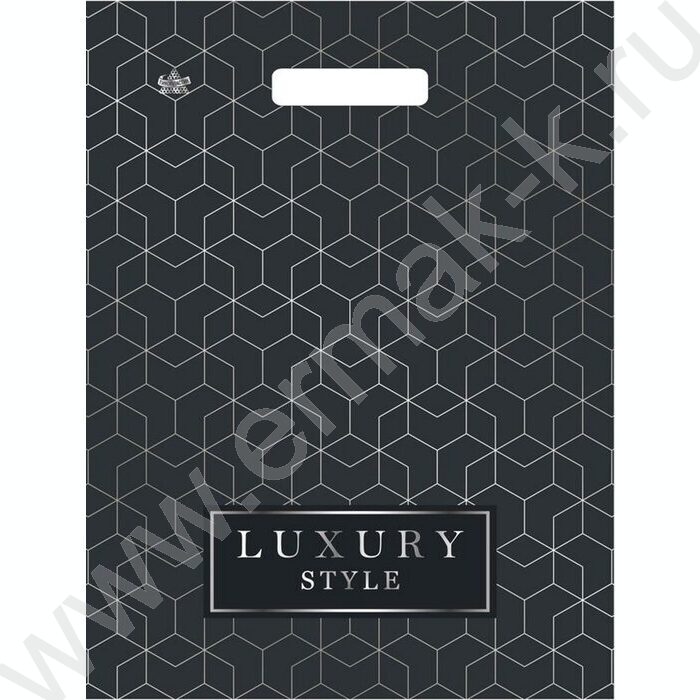Пакет полиэтиленовый вырубной 40*31см/30 мкм Стиль лакшери | Фото 1