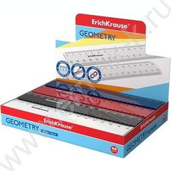 Линейка пл 15см Classic, с волнистым краем, непрозрачная /ассорти /коробка-дисплей | Фото 2