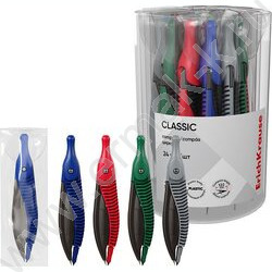 Циркуль 12,2см пластиковый Classic, ПВХ чехол /ассорти | Фото 1