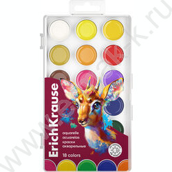 Акварель 18цв  Safari с УФ защитой яркости, б/кисточки | Фото 1