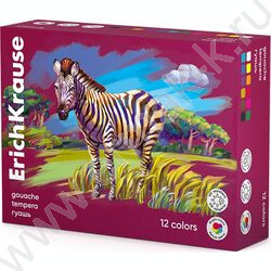 Гуашь  12цв 20мл Safari, с УФ защитой яркости | Фото 1