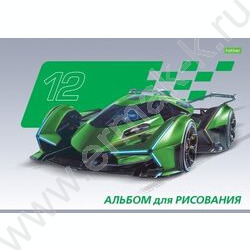 Альбом д/рисования 12л "Автоспорт" ассорти | Фото 2