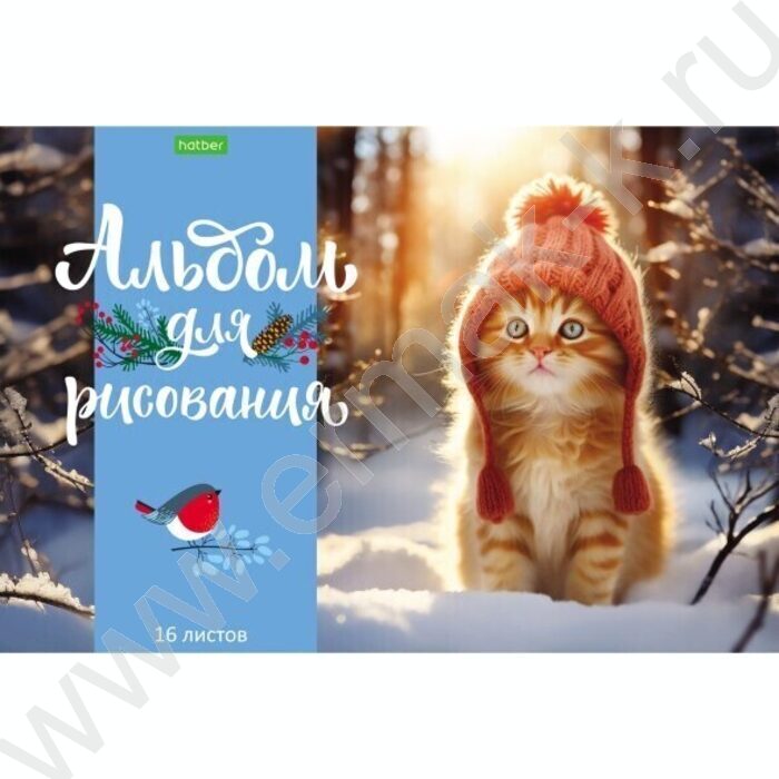 Альбом д/рисования 16л "Пушистые малыши" ассорти | Фото 2