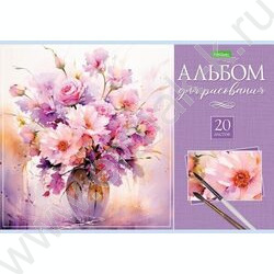 Альбом д/рисования 20л "Искусство букета" | Фото 3
