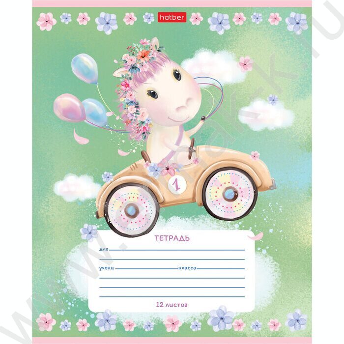 Тетрадь  12л клетка "Пони-мечтательницы" 5видов | Фото 4