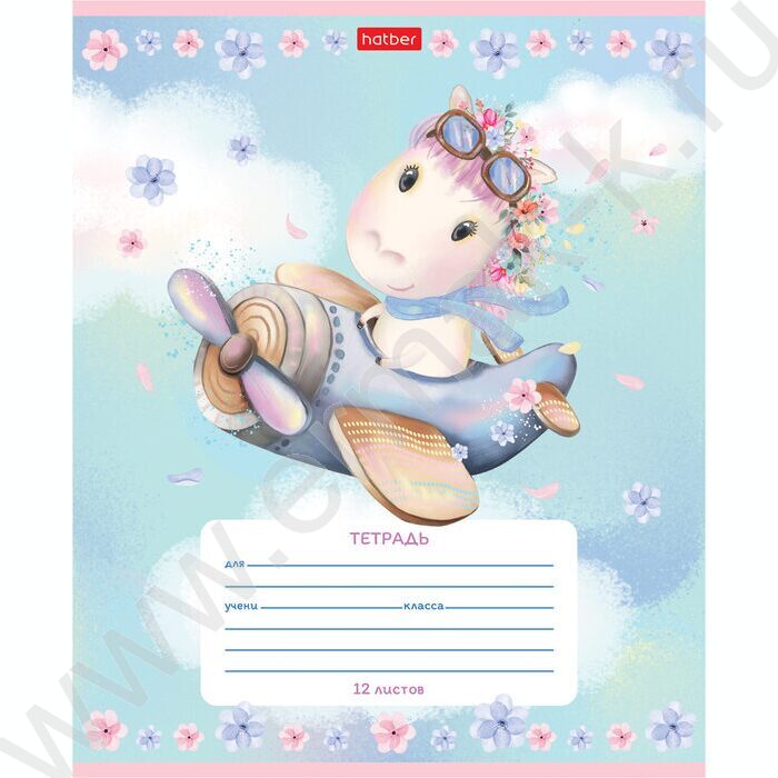 Тетрадь  12л клетка "Пони-мечтательницы" 5видов | Фото 6