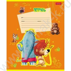 Тетрадь  12л клетка "Happy ZOO" 5видов | Фото 3