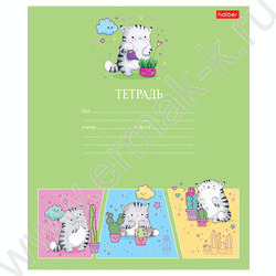 Тетрадь  12л клетка "Приключения кота Пирожка" 5видов | Фото 2