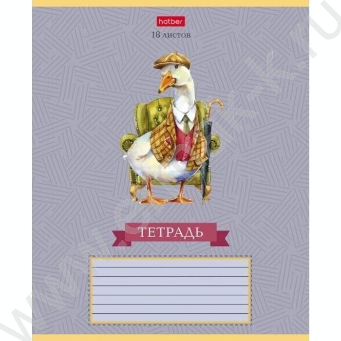 Тетрадь  18л линейка "GUSSI" 5видов | Фото 4